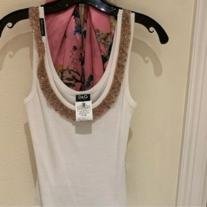 Dolce and Gabbana beaded tank